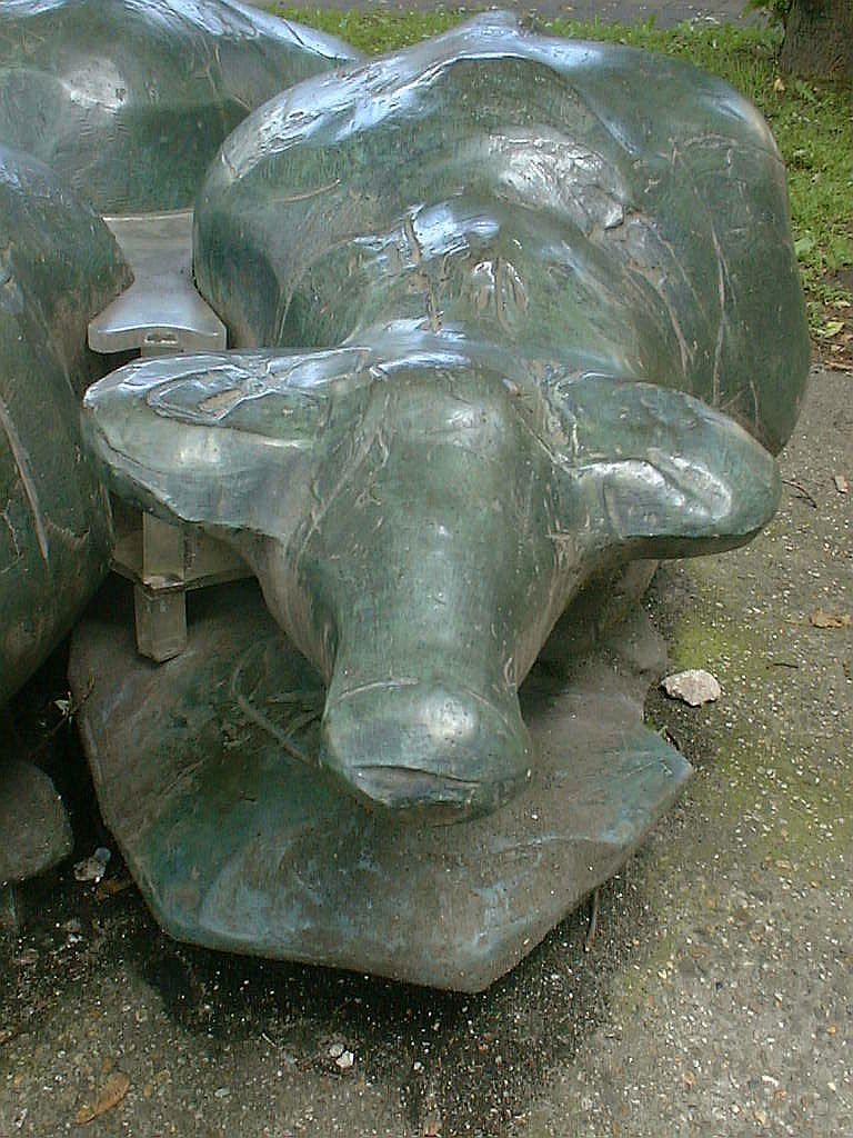 Waterbuffels van Fioen Blaisse - Amsterdam
