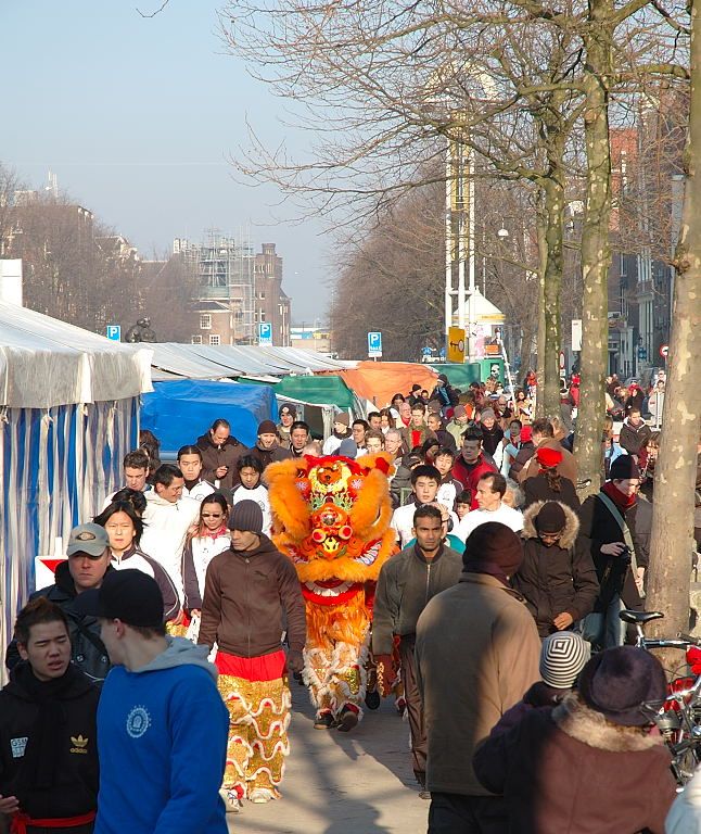 Nieuwmarkt - Chinees Nieuwjaar - Amsterdam