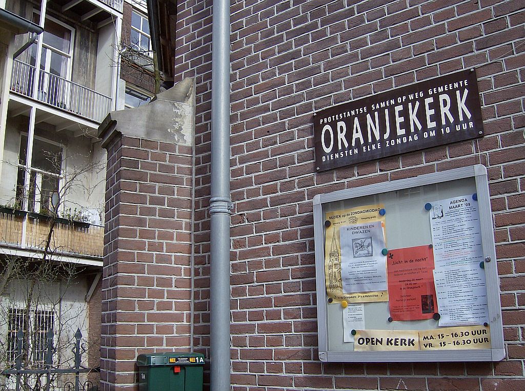 Oranjekerk - Achterzijde Sarphatipark - Amsterdam