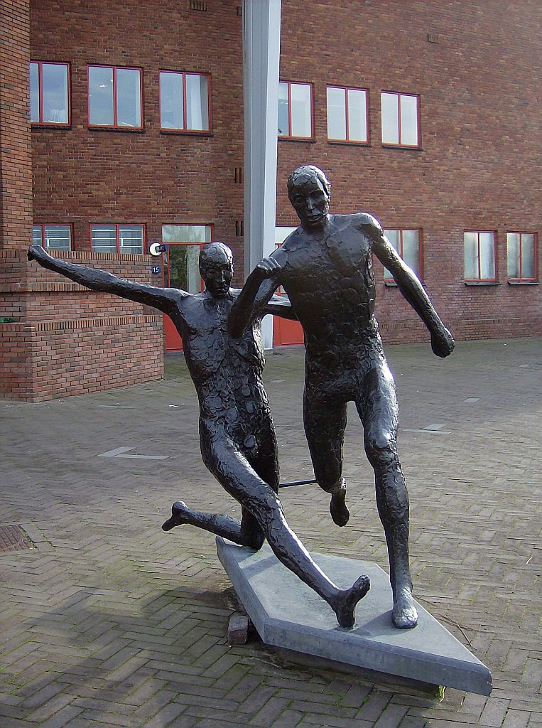 WK 1974 Johan Cruijff en Berti Vogts door Ek van Zanten - Amsterdam