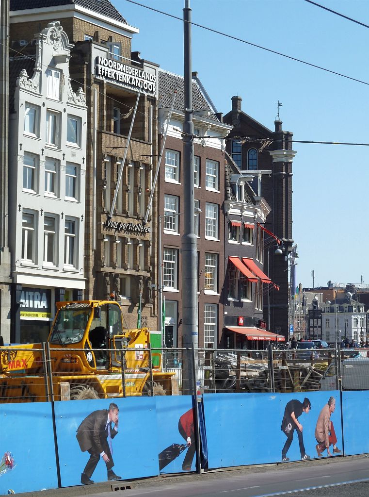 Rokin - Werkzaamheden Noord- Zuidlijn - Amsterdam
