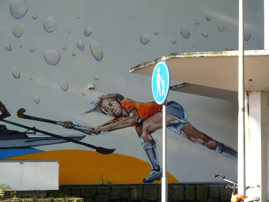 Bosbaanweg - Graffiti Olympische Spelen Londen - Maartje Paumen - Amsterdam