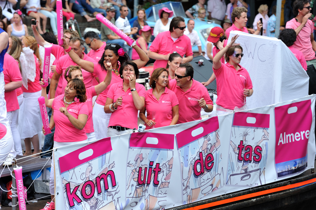 Canal Parade 2012 - Deelnemer Gemeente Almere - Amsterdam