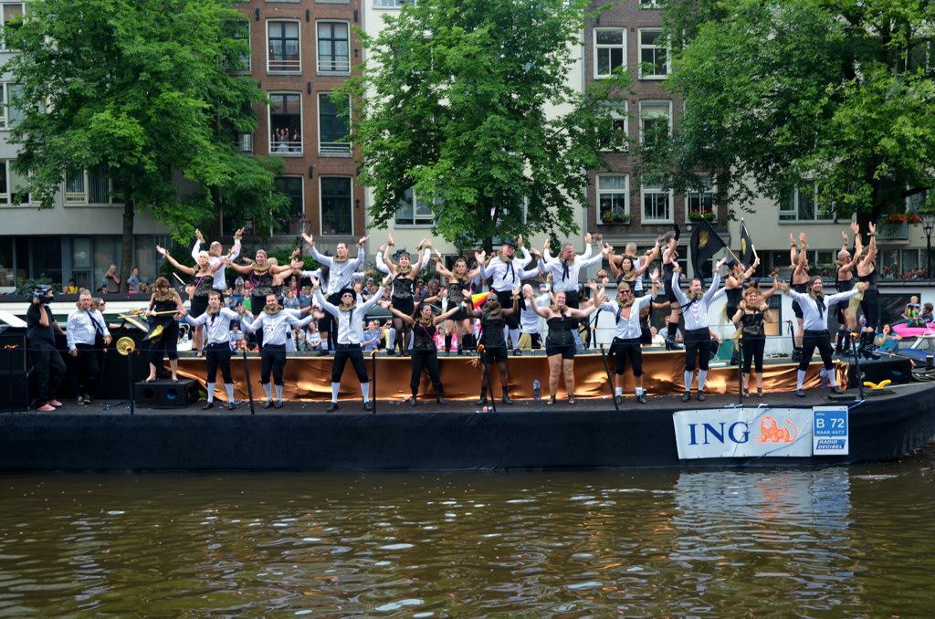 Canal Parade 2012 - Deelnemer ING - Amsterdam