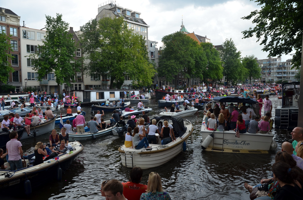 Canal Parade 2012 - Zwanenburgwal - Amsterdam