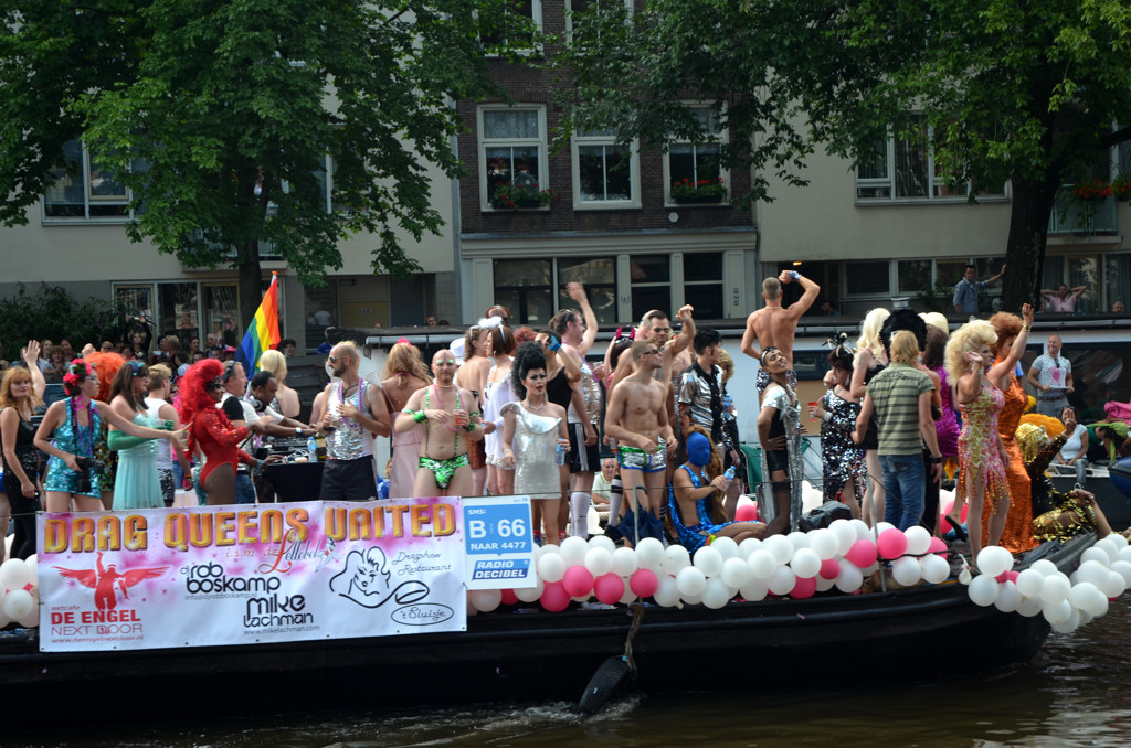 Canal Parade 2012 - Deelnemer Drag Queen United - Amsterdam