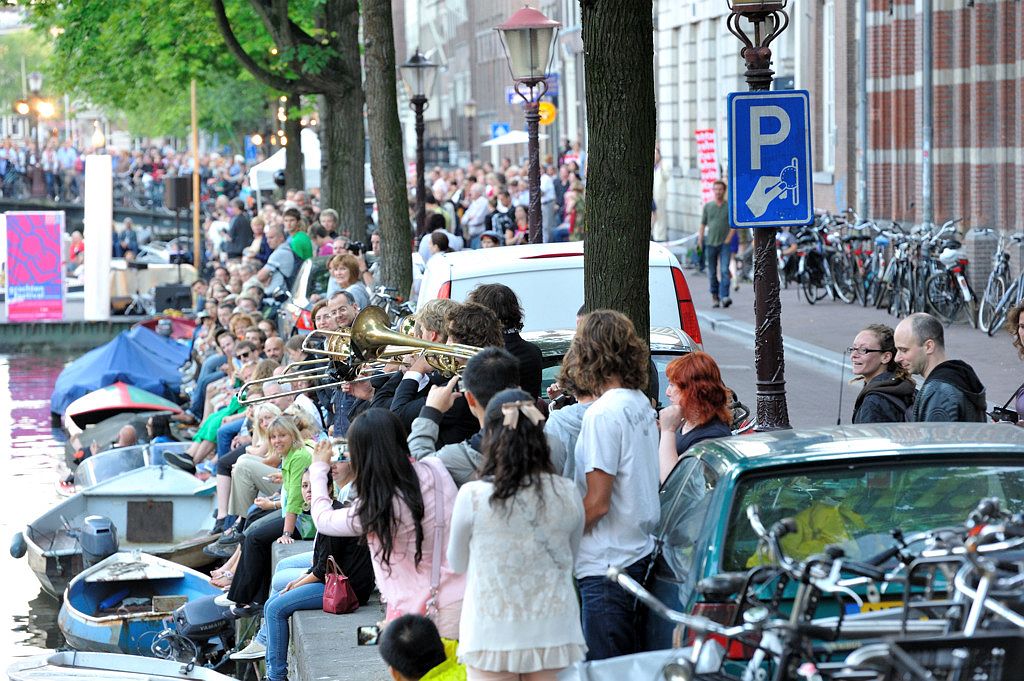 Grachtenfestival 2012 - Opening bij het Compagnietheater - Amsterdam