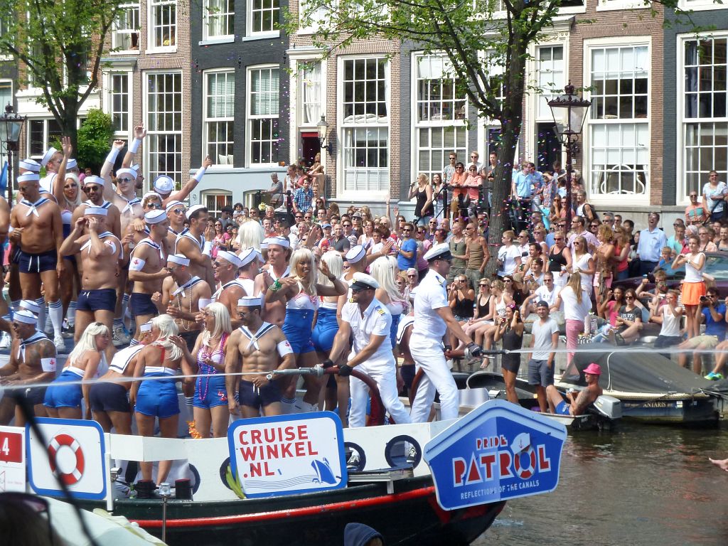 Canal Parade 2013 - Deelnemer Pride Patrol - Amsterdam