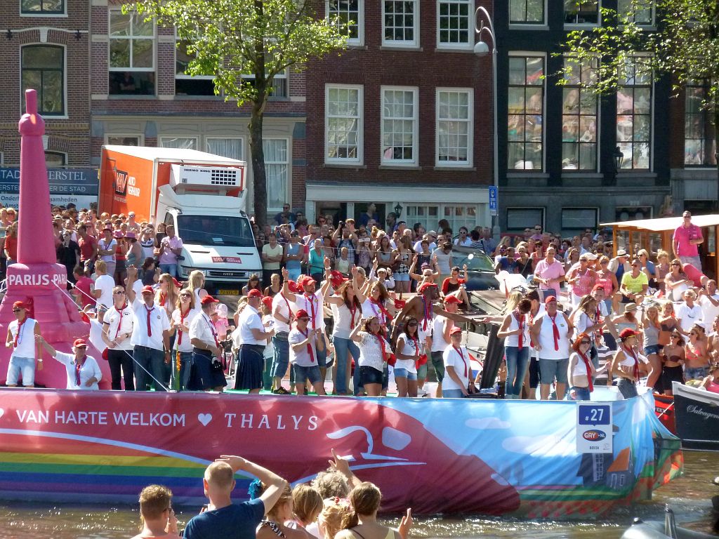 Canal Parade 2013 - Deelnemer Thalys - Amsterdam
