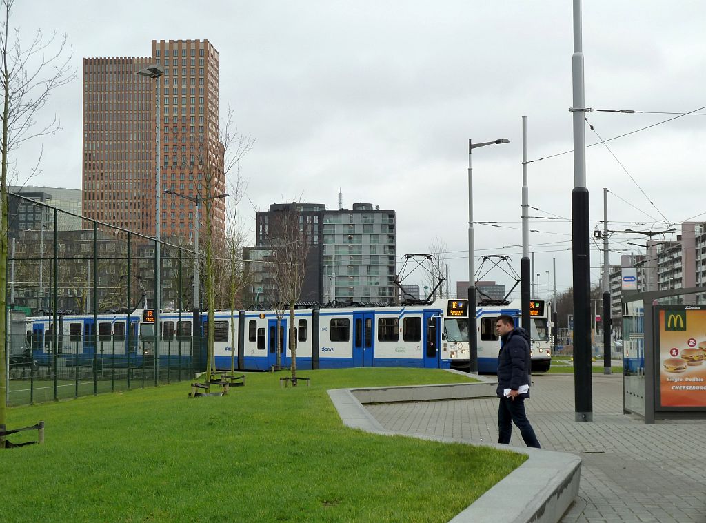 Tramlus - Eindhalte tramlijn 16 en 24 - Amsterdam