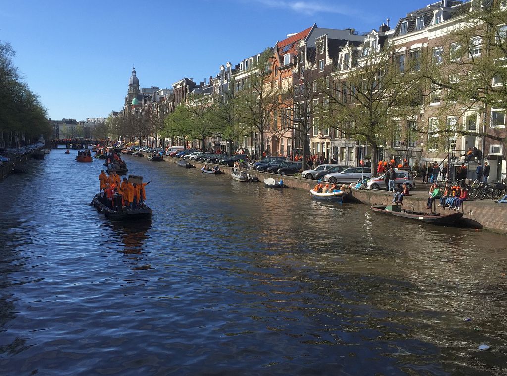 Koningsdag 2015 - Keizersgracht - Amsterdam
