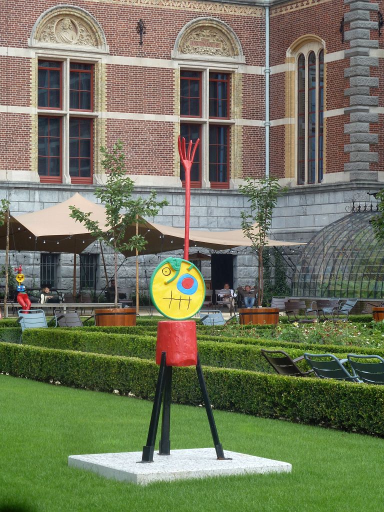 Rijksmuseumtuin - Zuidzijde - Joan Miro Sculptures Tentoonstelling - Amsterdam