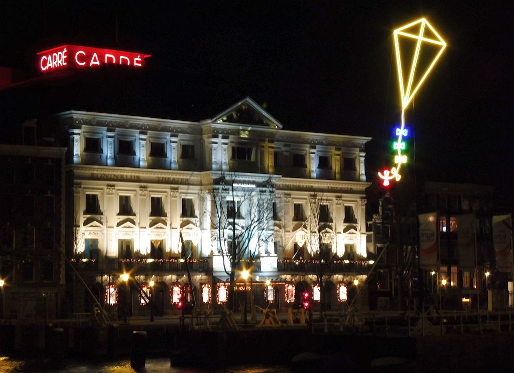 Amsterdam Light Festival 2015 - The Light Kite van Tijdmakers en Theater Carre - Amsterdam
