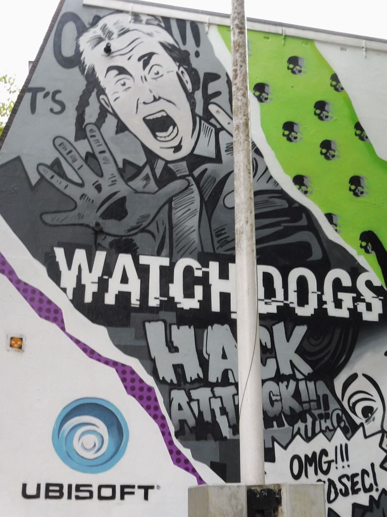 Bosbaanweg - Promotie Graffiti voor Watch Dogs 2 - Amsterdam