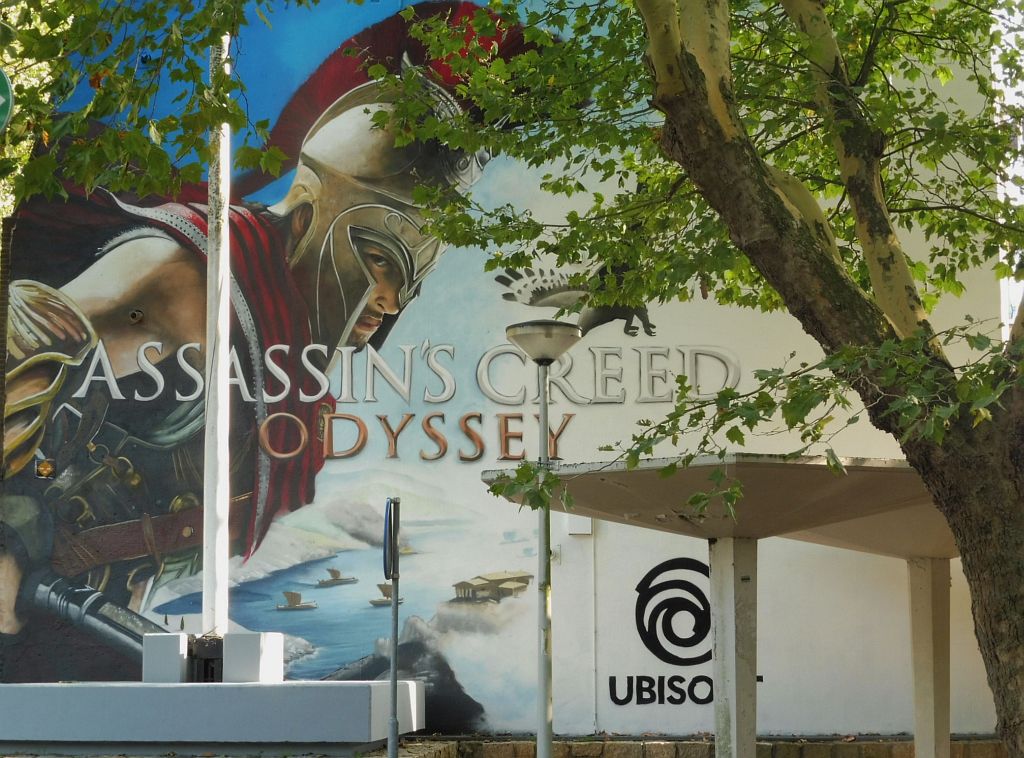 Bosbaanweg - Promotie Graffiti voor Assassins Creed Odyssey - Amsterdam