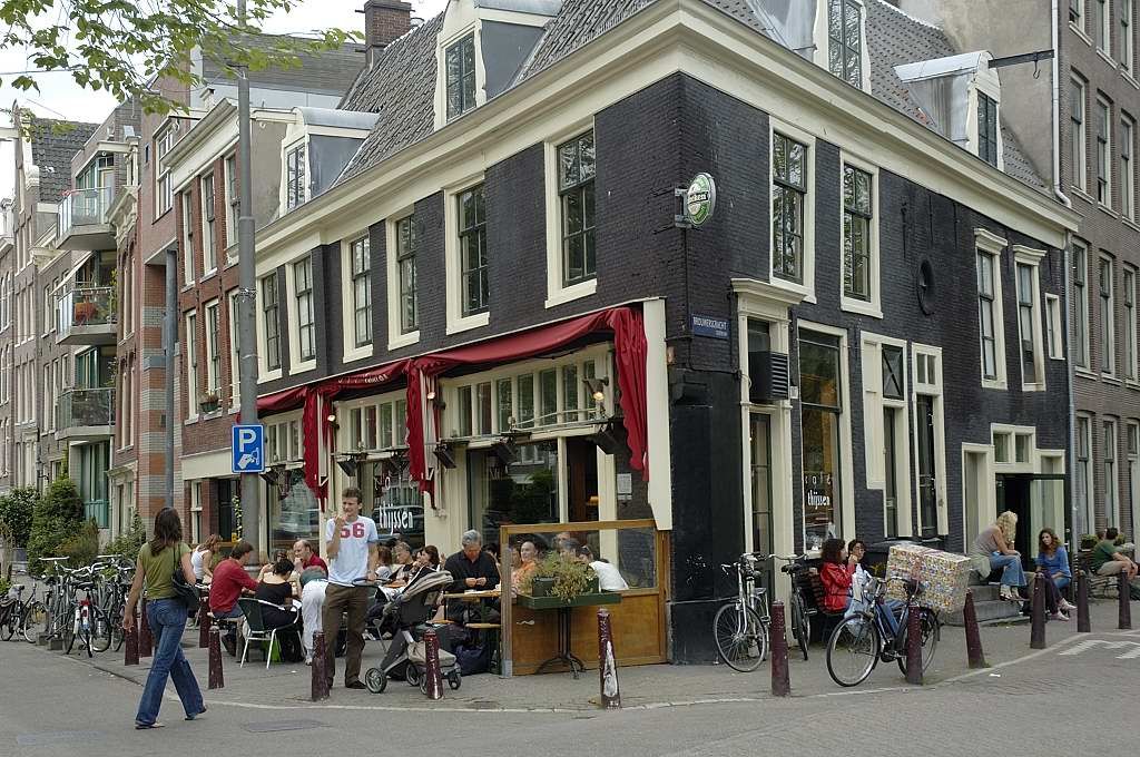 Lindengracht - Hoek Brouwersgracht - Cafe Thijssen - Amsterdam