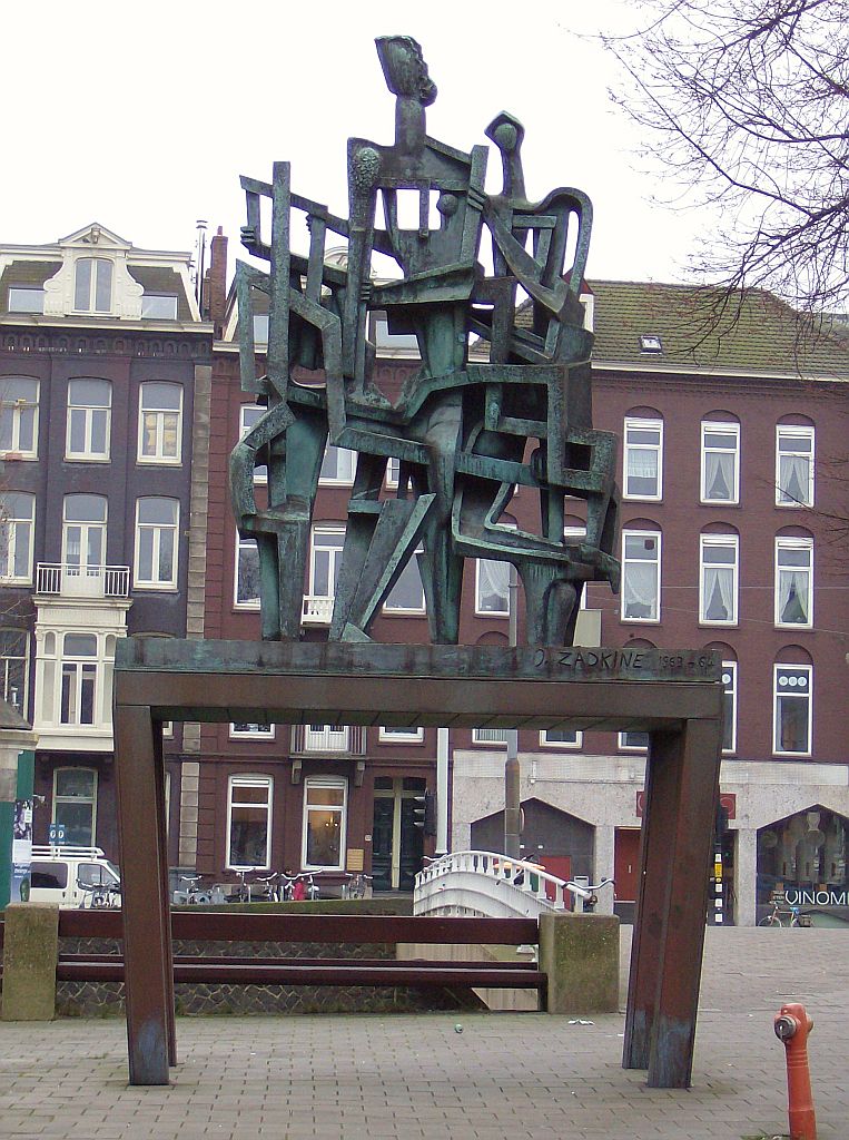 Sculpture of Zadkine - Amsterdam