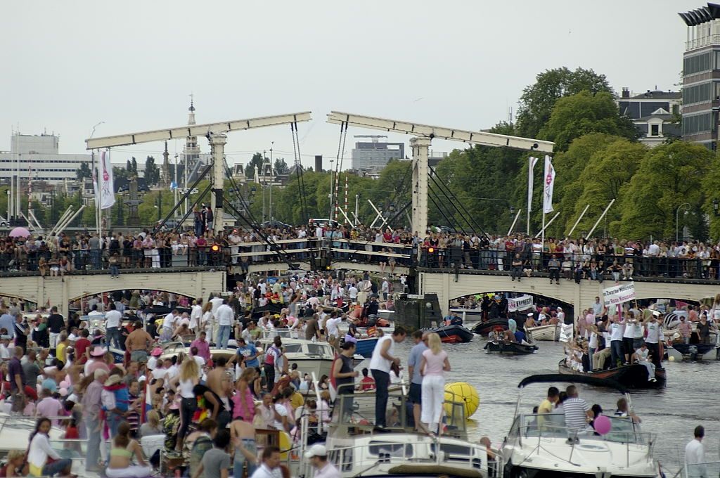 Magere Brug - Canal Parade 2008 - Amsterdam