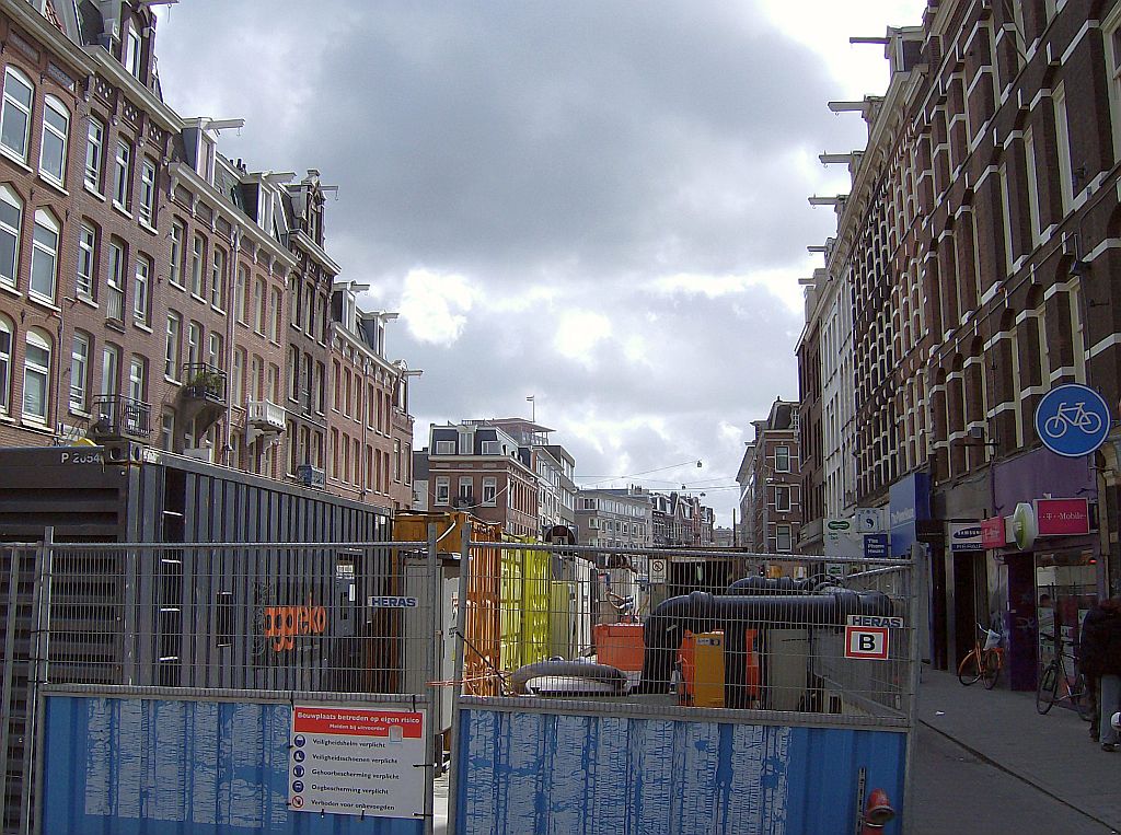 Ferdinand Bolstraat - Werkzaamheden Noord- Zuidlijn - Amsterdam