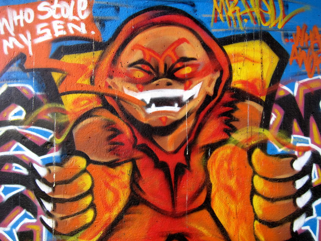 Amsterdamsebrug - Graffiti - Amsterdam