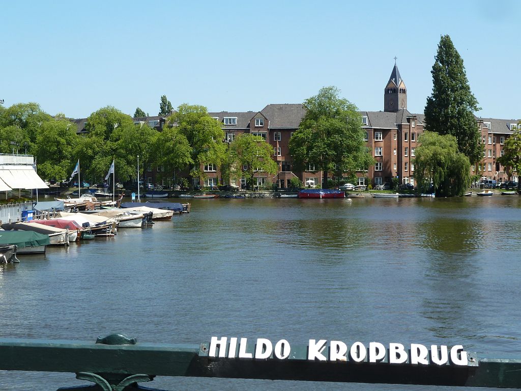Hildo Kropbrug (Brug 419) - Amstelkanaal - Jozef Israelskade - Amsterdam