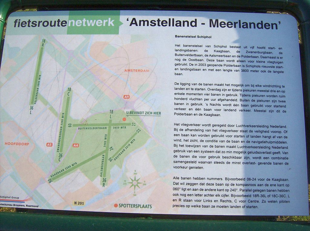Spottersplaats Buitenveldertbaan - Amsterdam