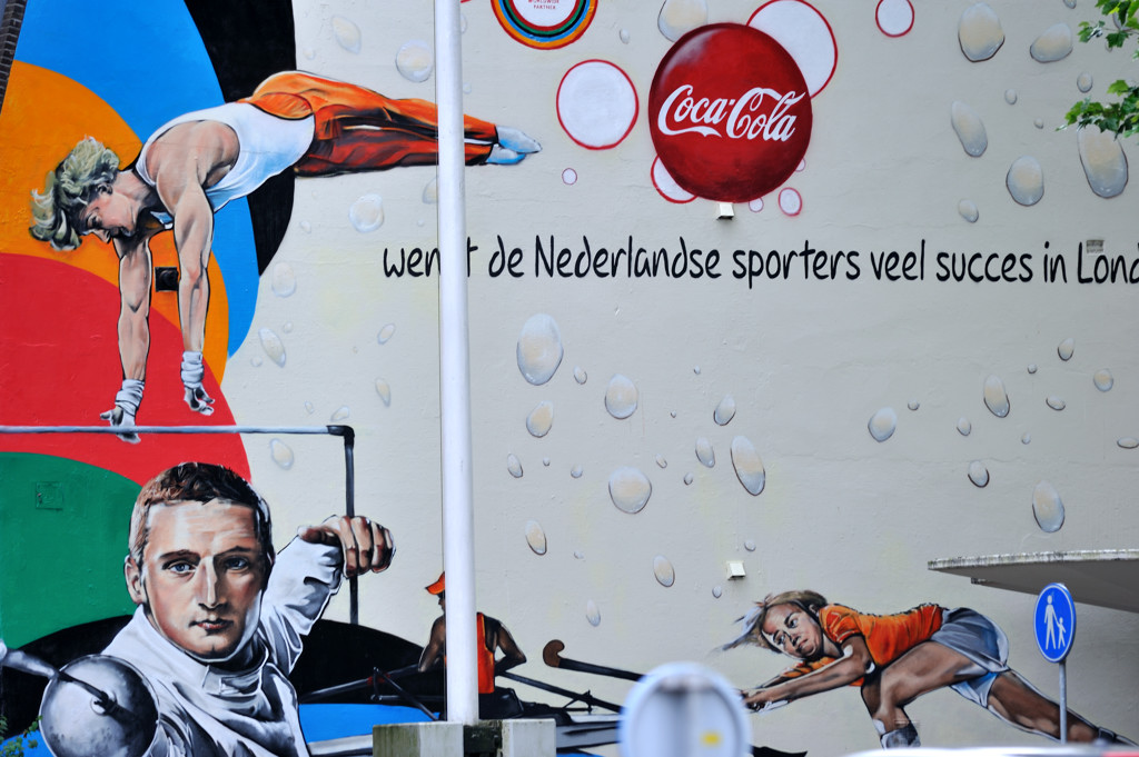 Bosbaanweg - Graffiti Olympische Spelen Londen - Amsterdam
