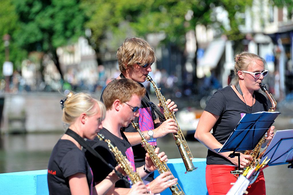 Grachtenfestival 2012 - Amsterdam Saxophone Orchestra - Amsterdam