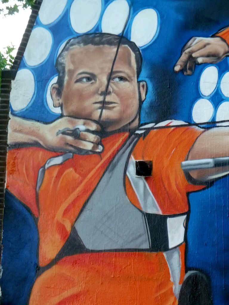 Bosbaanweg - Graffiti Paralympics Londen - Johan Wildeboer - Amsterdam