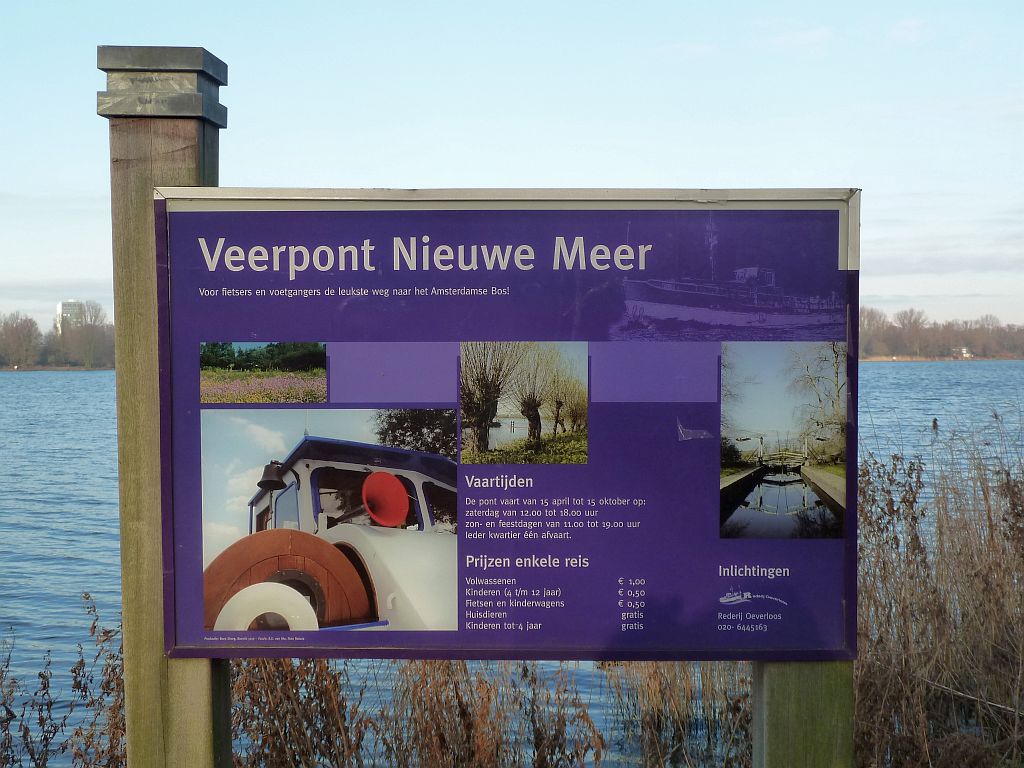Aanlegplaats Veerpont Nieuwe Meer - Amsterdam