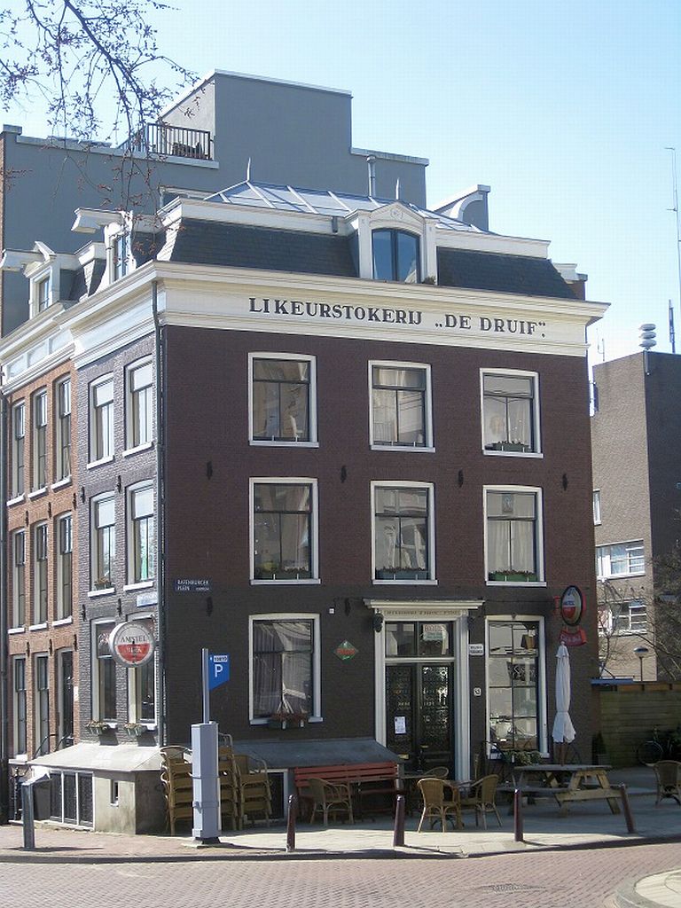 Rapenburgerplein - Likeurstokerij De Druif - Amsterdam