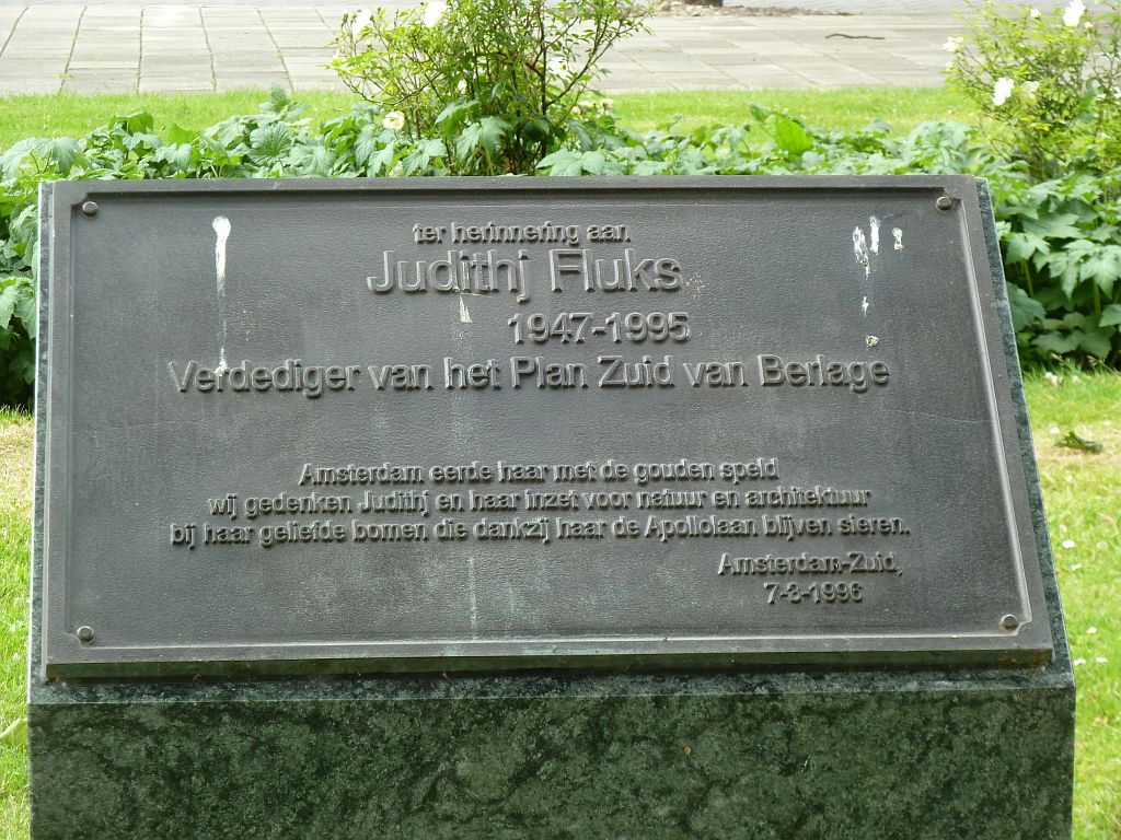 Gedenksteen Judithj Fluks - Amsterdam