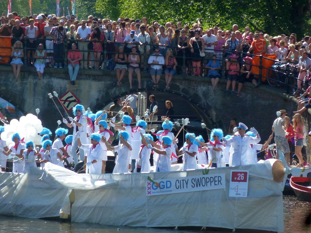 Canal Parade 2013 - Deelnemer GGD - Amsterdam