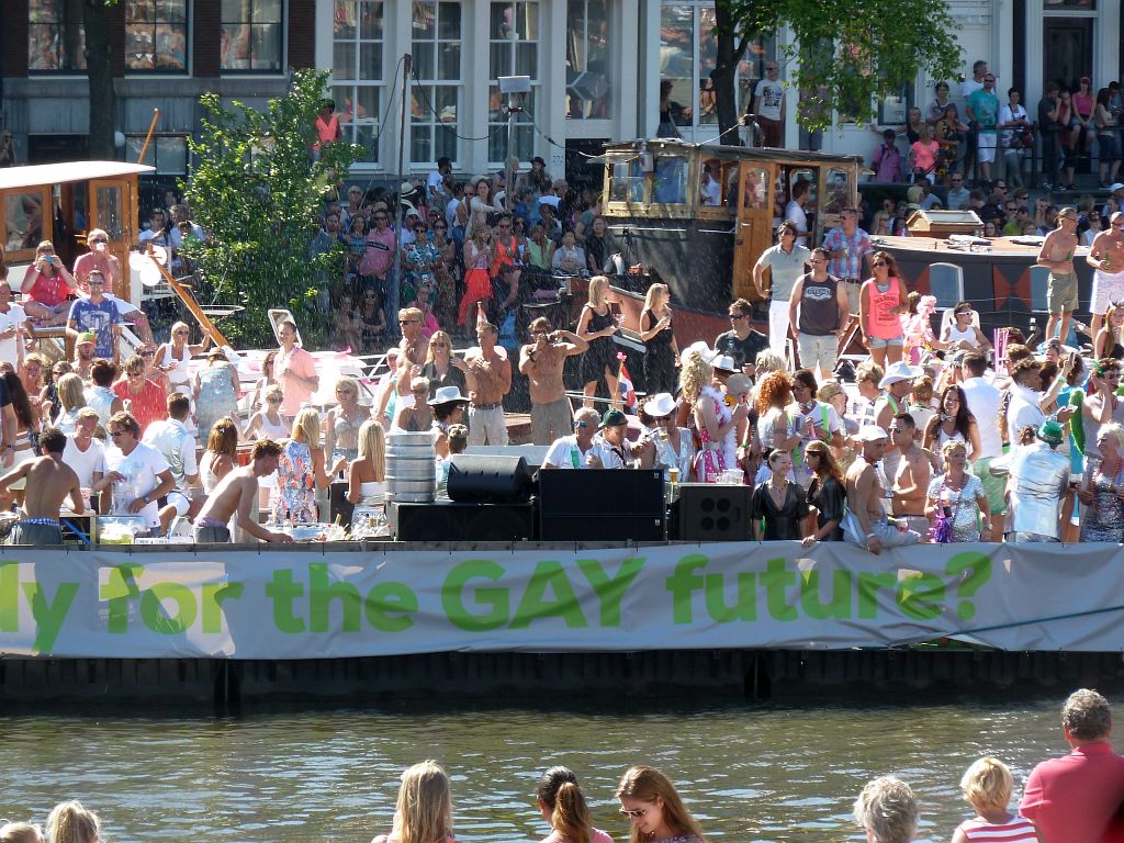 Canal Parade 2013 - Deelnemer Mike Verschuur (Aperto Mode, De Borrelfabriek, Cardon Events) - Amsterdam