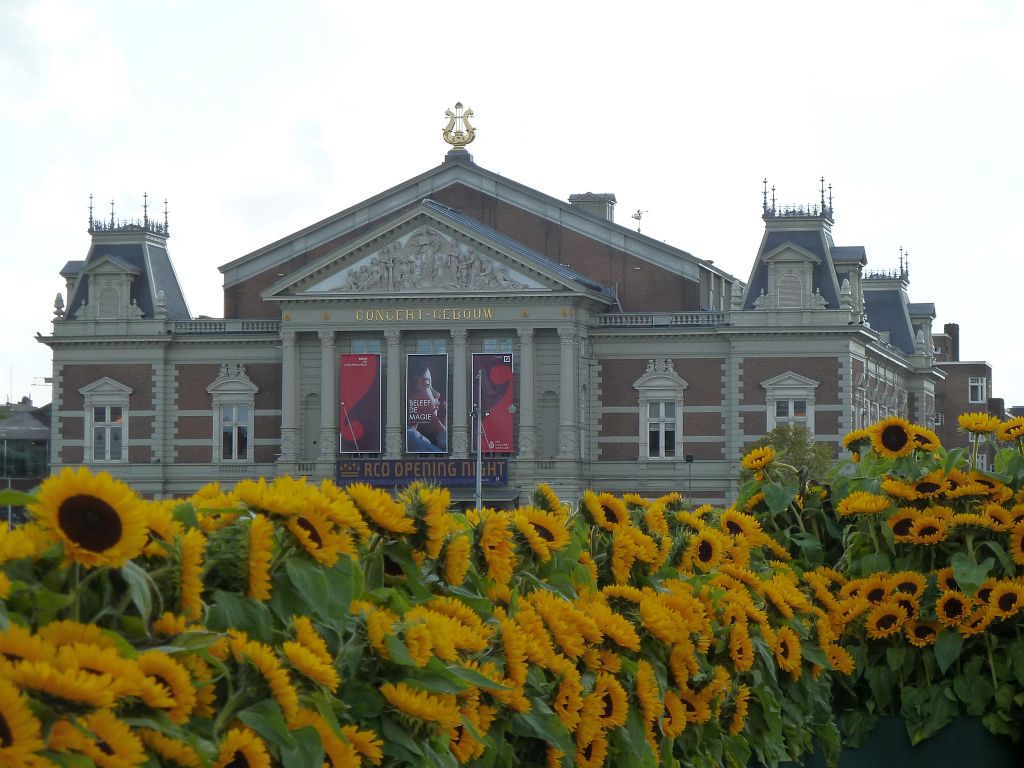 Van Gogh Museum - 125.000 Zonnebloemen ivm Opening Entree en Concertgebouw - Amsterdam