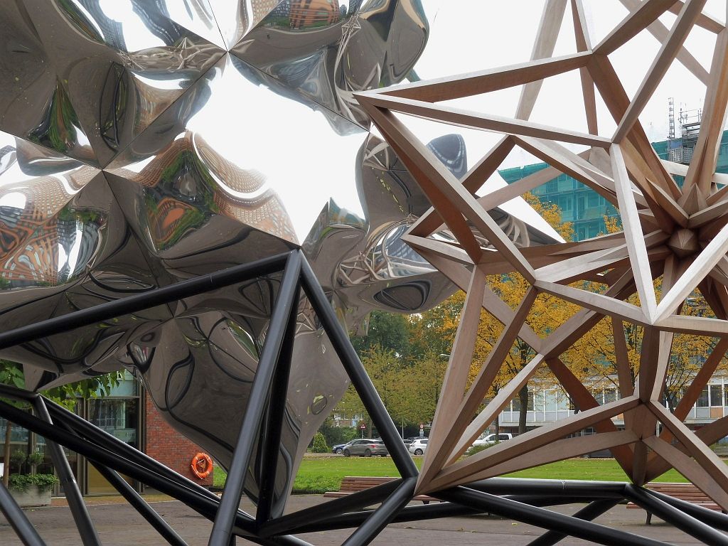 ArtZuid 2015 - Frank Stella - Inflated Star and Wooden Star - Amsterdam