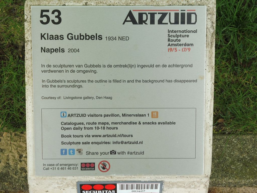 ArtZuid 2017 - Klaas Gubbels - Napels - Amsterdam